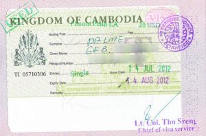 kamboçya vizesi